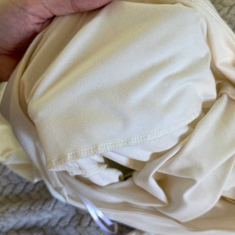 White Square Neck Long Sleeve - Picture 4 of 5